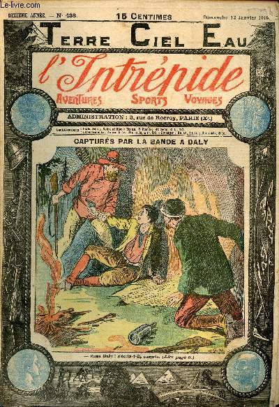 L'intrpide - n 438 - 12 janvier 1919 - Capturs par la bande  Daly par Vance Palmer