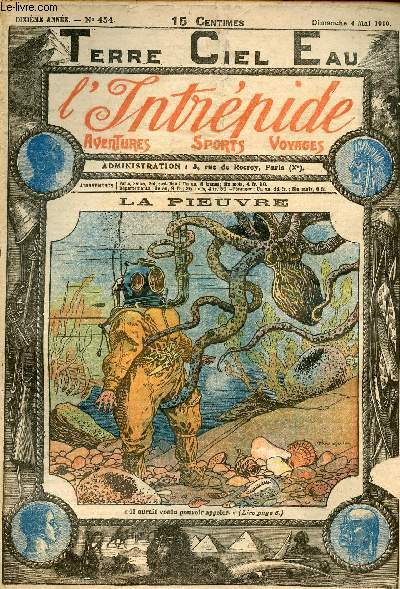 L'intrpide - n 454 - 4 mai 1919 - La pieuvre par Jo Valle