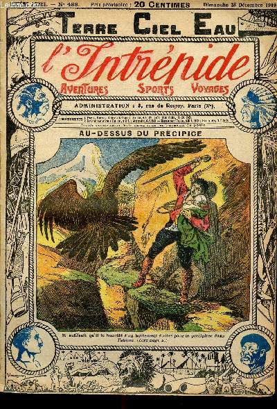 L'intrpide - n 488 - 28 dcembre 1919 - Au-dessus du prcipice par J. de Nauseroy