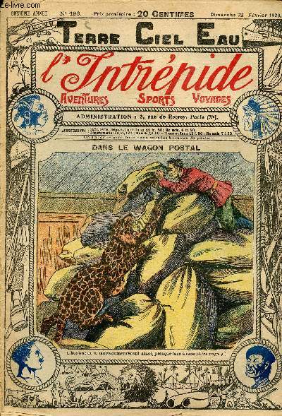 L'intrpide - n 496 - 22 fvrier 1920 - Dans le wagon postal