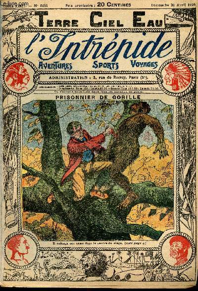 L'intrpide - n 505 - 25 avril 1920 - Prisonnier de gorille par Paul Salmon