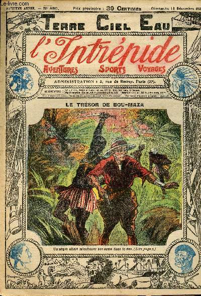 L'intrpide - n 590 - 11 dcembre 1921 - Le trsor de Bou-Maza par Paul Brthignier
