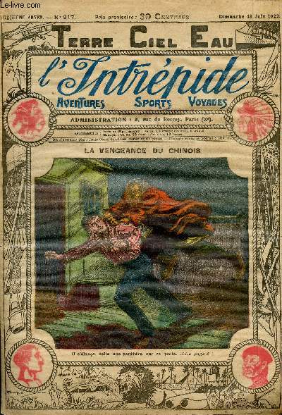 L'intrpide - n 617 - 18 juin 1922 - La vengeance du chinois