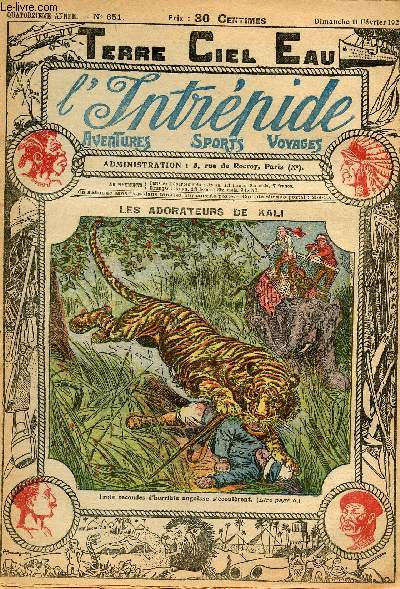 L'intrpide - n 651 - 11 fvrier 1923 - Les adorateurs de Kali