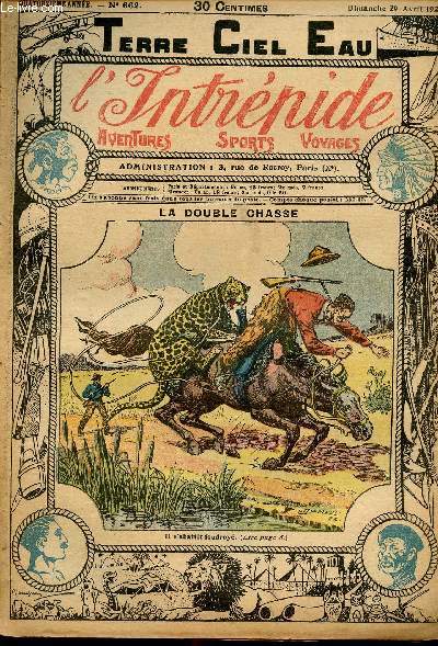L'intrpide - n 662 - 29 avril 1923 - La double chasse par P.A.