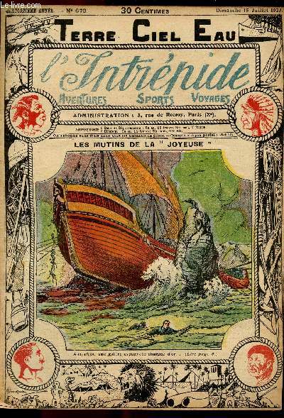 L'intrpide - n 673 - 15 juillet 1923 - Les mutins de la Joyeuse