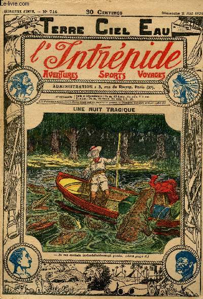 L'intrpide - n 716 - 11 mai 1924 - Une nuit tragique par Jo Valle