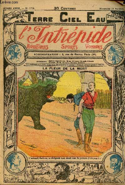 L'intrpide - n 770 - 24 mai 1925 - La fleur de la mort