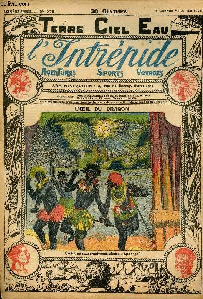 L'intrpide - n 779 - 26 juillet 1925 - L'oeil du dragon