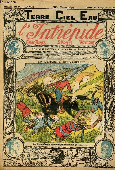 L'intrpide - n 786 - 13 septembre 1925 - La dernire chevauche