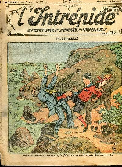 L'intrpide - n 1017 - 16 fvrier 1930 - Indsirables par Nube