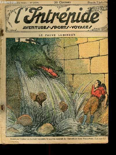 L'intrpide - n 1038 - 13 juillet 1930 - Le fauve lumineux par Nube