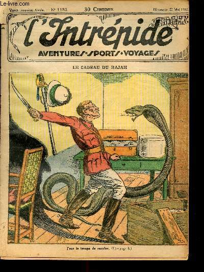 L'intrpide - n 1135 - 22 mai 1932 - Le cadeau du Rajah par Fontany