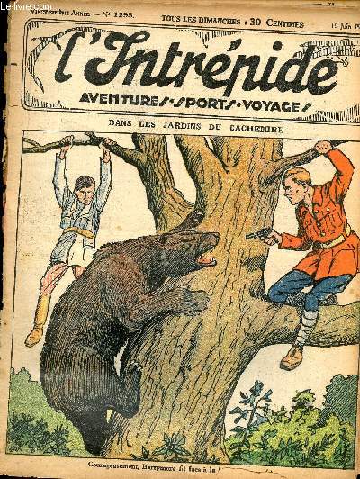 L'intrpide - n 1295 - 16 juin 1935 - Dans les jardins du cachemire par Guy d'Armen