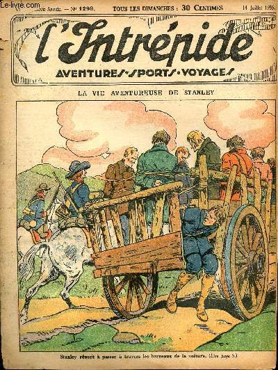 L'intrpide - n 1299 - 14 juillet 1935 - La vie aventureuse de Stanley par Eck-Bouillier