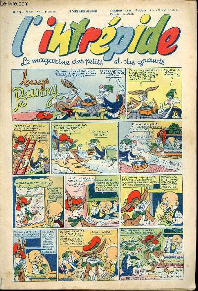 L'intrépide - nouvelle série - n° 178 - 26 mars 1953 - Bugs Bunny par Schlessinger et Studio - Hardi John ! par Nicolo et Jeva - Arthur et Zoé par Buschmiller - Le petit Shérif par Zuffi - Les fils du vent par Bob Dan - La course au Milliard par Cazanave