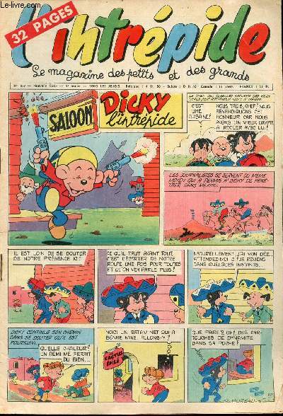 L'intrpide - nouvelle srie - n 352 - 26 juillet 1956 - Dicky L'intrpide - Arthur et Zo par Bushmiller - Buffalo-Bill par Giffey - Kid le librateur par Buffolente et Toldo - Le petit shrif par Zuffi - Roland, hros des mers par Cossio / Corbella - L