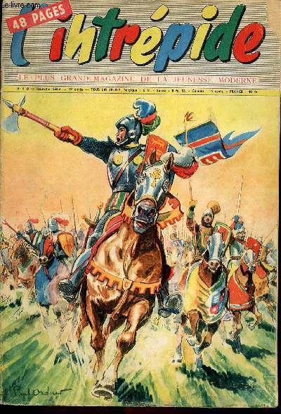 L'intrpide - nouvelle srie - n 410 - 5 septembre 1957 - Un champion, un sourire : Jacques Anquetil - Qu'est ce qu'un studio de cinma ? - Richard Warwick, le vaillant chevalier - le perroquet - Le blanc tout puissant - L'escroteur d'escadre - - La cit