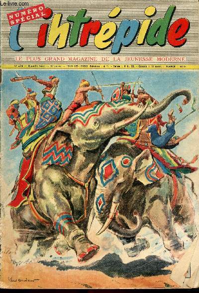 L'intrpide - nouvelle srie - n 424 - 12 dcembre 1957 - Numro spcial - Les hommes lourds menacent le judo - La dernire caravane - la G1 de Gontran - Le cigare Triumph a battu le record du monde - Crin noir - Le taton est un chien de garde - le se