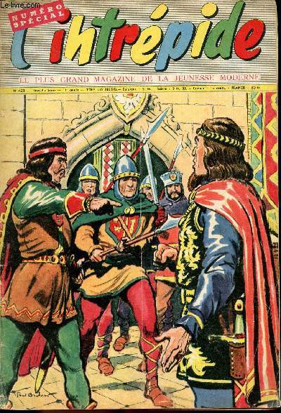 L'intrpide - nouvelle srie - n 428 - 9 janvier 1958 - Numro spcial - la boxe au banc des accuss - le tour du monde en 80 jours - Le mine du roi Salomon existe sur la piste tragique de la fortune - le loup de Burgondie - L'espion d'aprs Fenimore Coo