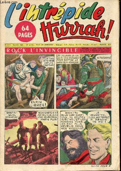 L'intrpide - nouvelle srie - n 513 - 26 aot 1959 - Jean-Paul Beugnot par Andr Chassaignon - Un avion Thermopropuls par Christian Tavard - Flash X-1, agent secret international dans Mystre en Colombie par F. Fusco - Les provinces de France en relief