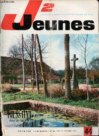J2 Jeunes - n 44 - 29 octobre 1964 - Vivre par Abb Jean Devin - Histoire de la Marine - Skyvan, Cargo lger britannique Short SC7  turbopropulseurs franais Turbomeca - Le raton laveur - L'exploit des frres Morel par Hempay et Rigot - La grande kerme