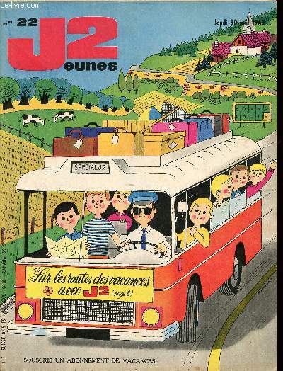 J2 Jeunes - n 22 - 30 mai 1968 - Les canaris ont leurs champions - Ces tudiants que vous serez - Les sous-marins - Michel Samper - Les chauves souris - En avant, gauche, droite par Timothe - Les histoires en bandes passionnent les j2 -...