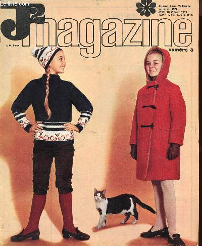 J2 Magazine - n 3 - 16 janvier 1969 - La fille du roi par Plaprat - Bravo Apollo 8 - Les jeunes franais sont musiciens - Shakespeare - Charles Munch - ...
