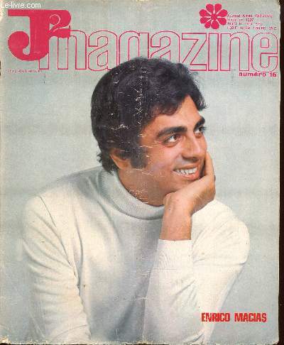 J2 Magazine - n 16 - 16 avril 1970 - Monitrice d'enseignement mnager - Le cambodge - Nicoel relve le gant par Hempay et Gaudelette - Frdrique dans La tour prend garde par Henriette Robitaillie et A. D'orange - Les mtiers fminins  travers les timbr