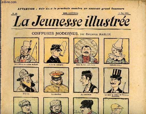 La Jeunesse Illustre - n 10 - 3 mai 1903 - Coiffures modernes par Rabier - Un domestique modle par Omry - Guignol : Pierrot gourmand - Voyage sous les flots par Monnier - Le coeur et l'intelligence par Leguey - ...