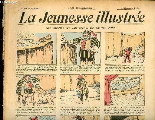 La Jeunesse Illustre - n 93 - 4 dcembre 1904 - Les gants et les nains par Omry - Une grande coupable par J. De Marcillac - Une partie de billard par Barn - C'tait un fin renard par Rabier - Les voleurs vols par Valverane - Le petit garde-chasse par