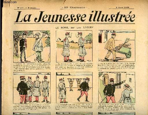 La Jeunesse Illustre - n 111 - 9 avril 1905 - Le sosie par Leguey - La gurison de Mathieu par Moriss - Le chien de l'oncle Gontran par Laure Bajolot - L'anneau de Saturne ou merveilleuse aventure de M. Duguidon par Gurin - Fred et Tom par Rabier - ...