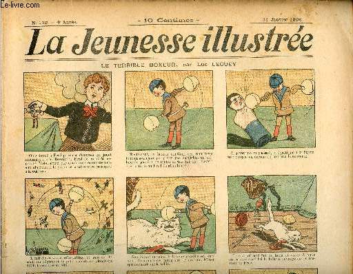 La Jeunesse Illustre - n 152 - 21 janvier 1906 - Le terrible boxeur par Leguey - L'amie des animaux - La sauterelle par Rabier - ...