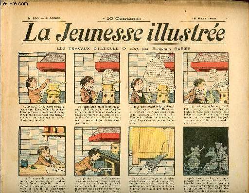 La Jeunesse Illustre - n 160 - 18 mars 1906 - La bague par Thlem - Les deux jolis petits tailleurs par Jolicler - Une paire d'amis par Leguey - Les deux vizirs par Valvrane - Le faux ami Durand par Monnier - ...