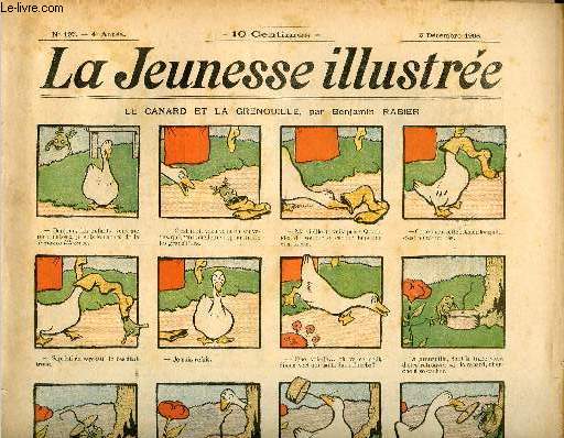 La Jeunesse Illustre - n 197 - 2 dcembre 1906 - Le canard et la grenouille par Rabier - Comment La pure paya son terme par Moriss - L'aventure de Mario - Lon le fanfaron par Falco - Le roi Kiki voyage par Leguey - L'le des larrons par Monnier - Comm