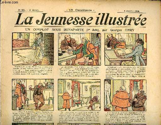 La Jeunesse Illustre - n 254 - 5 janvier 1908 - La mauvaise mthode par Moriss - L'oeuf de diamant par Falco - Les malices d'un chien perdu par Rabier - ...
