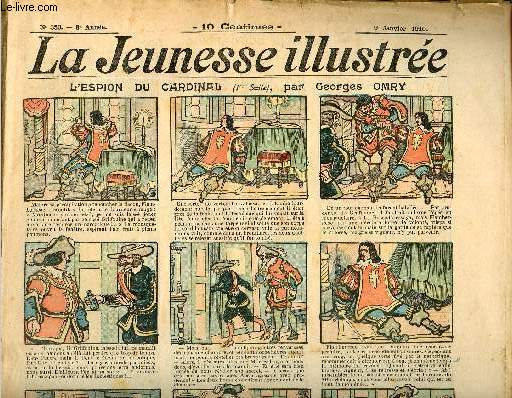 La Jeunesse Illustre - n 359 - 9 janvier 1910 - Le tonneau d'or par Leguey - La mauvaise combinaison par Thelem - L'piornis par Valvrane - la pipe de l'aviateur par Rabier -...