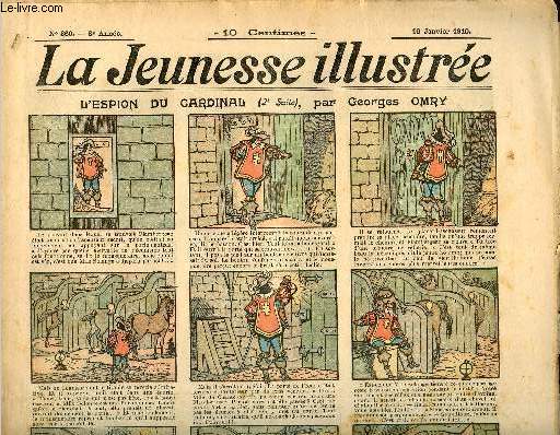 La Jeunesse Illustre - n 360 - 16 janvier 1910 - La revanche de Lubin par Azais - Le sourd par Espagnat - L'invulnrable par Valvrane - Les cinq cents francs du pre Gaspard par Moriss - La cigogne par Rabier - ...