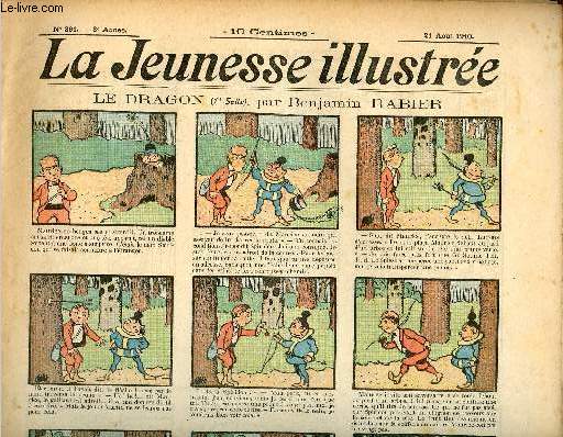 La Jeunesse Illustre - n 391 - 21 aot 1910 - Sauvetage par Monnier - histoire de Gents-d'or par Ymer - Le revenant de Montafoin par Motet - Le bton prodigieux par George-Edouard - la lgende des trois sapins - ...