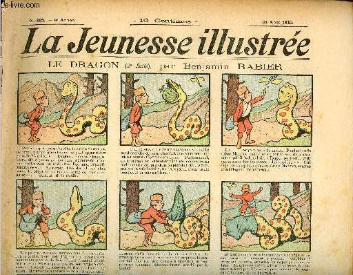 La Jeunesse Illustre - n 392 - 28 aot 1910 - Les deux marabouts - Sauvageonne par Maurelly - l'le aux florins par Ymer - Une charit qui cote cher par Motet - Le sorcier par Monnier - ...