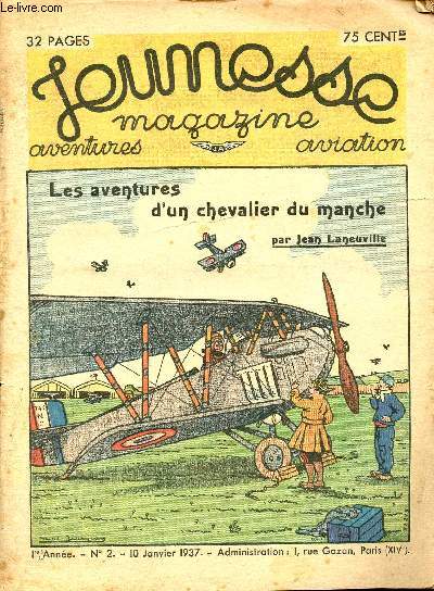 Jeunesse Magazine - n 2 - 10 janvier 1937 - les aventures d'un chevalier du manche par Jean Laneuville