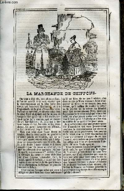 Le Journal des Enfans - extrait du tome 2 - 2eme anne - La marchande de chiffons par A. Jadin - Les courses par Ernestine de Clouet - Un jour de l'an au Chteau de Saint-Cloud par Emile de Saint-Hilaire - Migrations des oiseaux par Edmond de Fontanes / g