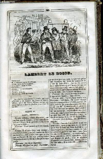 Le Journal des Enfans - extrait du tome 2 - 2eme anne - Lambert le bossu par Maurice Alhoy - Voyage de M. Caille  Tembouctou (2eme article) par Lautour-Mzeray - Que dis-sept sous par Eugnie Foa / gravures de Clara Lacoste, Tellier