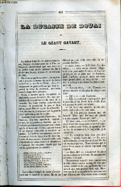 Le Journal des Enfans - extrait du tome 7 - 7eme anne - La ducasse de Douai et le Gant Gayant par Margeanville