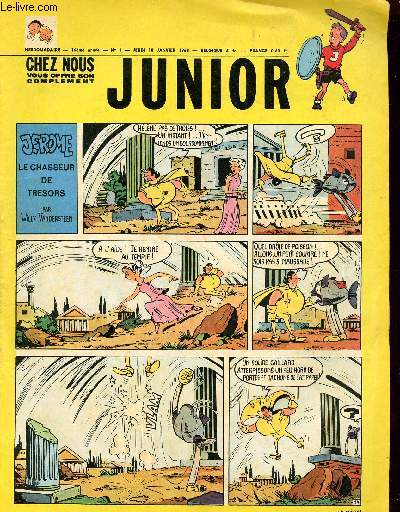 Junior (Complment Chez Nous) - Anne 1968 - n3  15 + 17  42 + 45  51 - du 18 janvier au 19 dcembre 1968