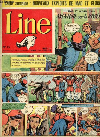 Line - n 72 - semaine du 26 juillet au 2 aot 1956 - Mozart - Un chien  la mer - ...