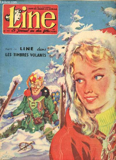 Line - n 145 - semaine du 19 au 26 dcembre 1957 - La grande Catherine - Les nombres passe-partout - Boite  Musique - ...