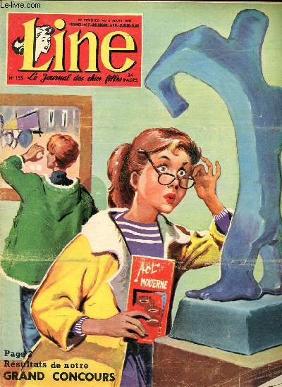 Line - n 155 - semaine du 27 fvrier au 6 mars 1958 - La duchesse d'Alenon - Les bons comptes et les mauvais amis - ...