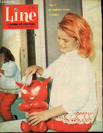Line - n 356 - janvier 1962 - La Gioconda par Montjardin et Duval - Grce aux bourses de la vocation - Ecoute ma chanson - Horst Bucholz - l'argent de poche - Un vendredi 13 sous le chapiteau - ...