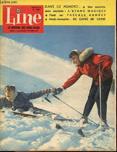 Line - n 409 - 9 janvier 1963 - Service des urgences par Gernay et Francey - Gordon, le chevalier des mers - Pascale Audret - La bonne aventure par Vodable - ...